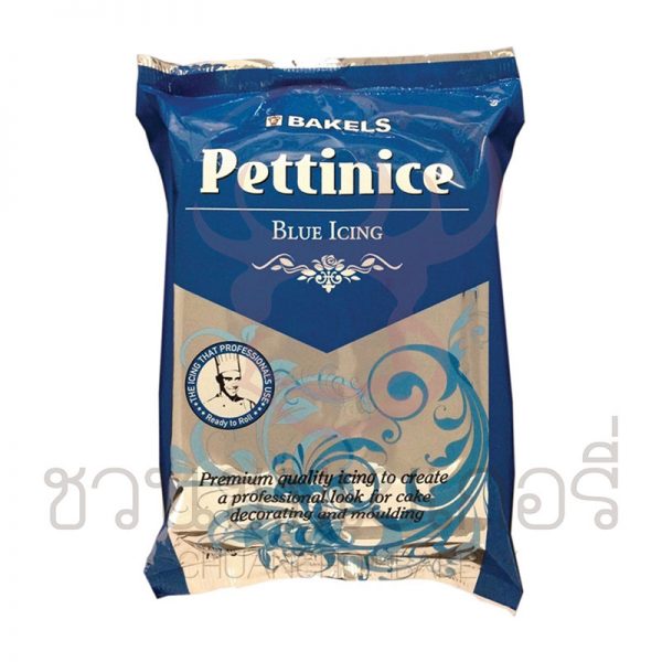 Bakels  Pettinice RTR Blue Icing (น้ำตาลฟองดองสีฟ้า) 750 กรัม รหัส 9417660423635